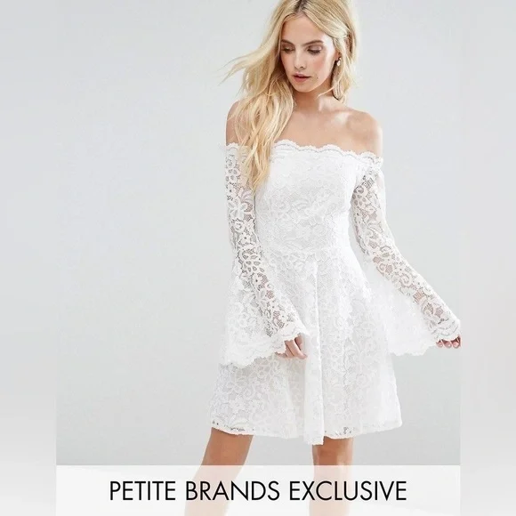 greylin lace dress Marli Ruched Tie Front Midi Dress main image 0